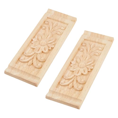 SUPERFINDINGS 2 Stück 220x80x10mm Rechteckiger Aus Holz Geschnitzter Applikationsrahmen Onlay Blume Aus Holz Geschnitzter Aufkleber Unbemalte Möbeldekoration Für Zuhause Tür Schrank SUPERFINDINGS 2 Stück 220x80x10mm Rechteckiger Aus Holz Geschnitzter Applikationsrahmen Onlay Blume Aus Holz Geschnitzter Aufkleber Unbemalte Möbeldekoration Für Zuhause Tür Schrank von SUPERFINDINGS