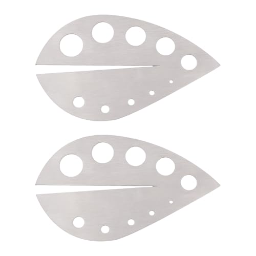 SUPERFINDINGS 2 Stück Kraut Stripper Edelstahl Kraut Schäler Mit 10 Löchern Krautblatt Entferner Werkzeug Küche Kraut Zip Werkzeug Für Rosmarin Grünkohl Mangold Thymian Basilikum SUPERFINDINGS 2 Stück Kraut Stripper Edelstahl Kraut Schäler Mit 10 Löchern Krautblatt Entferner Werkzeug Küche Kraut Zip Werkzeug Für Rosmarin Grünkohl Mangold Thymian Basilikum von SUPERFINDINGS