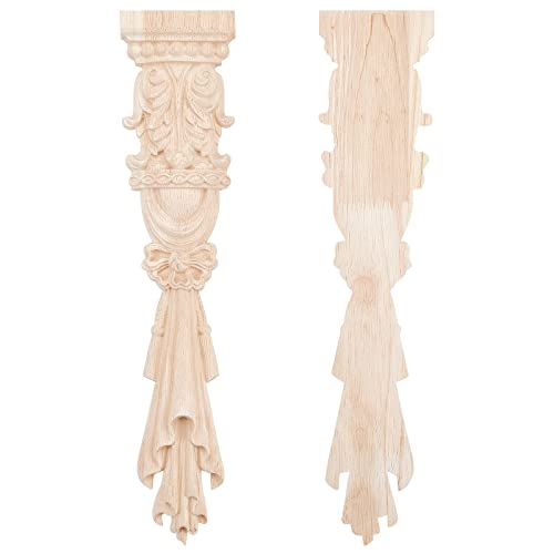 SUPERFINDINGS 2 Stück Gummi Holz Geschnitzte Applikation Onlay Möbel Unlackiert Dekoration Holz Geschnitzt Dekoration Applikationen Für Haustür Schrank Dekoration 377x82x19mm SUPERFINDINGS 2 Stück Gummi Holz Geschnitzte Applikation Onlay Möbel Unlackiert Dekoration Holz Geschnitzt Dekoration Applikationen Für Haustür Schrank Dekoration 377x82x19mm von SUPERFINDINGS