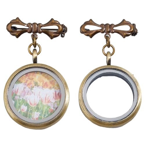 SUPERFINDINGS 2 Stück Hochzeitsstrauß Foto Charm Bouquet Foto Medaillon Charms Runde Messing Braut Broschen Que Bronze Fliege Hochzeit Memorial Rahmen Broschen Pins SUPERFINDINGS 2 Stück Hochzeitsstrauß Foto Charm Bouquet Foto Medaillon Charms Runde Messing Braut Broschen Que Bronze Fliege Hochzeit Memorial Rahmen Broschen Pins von SUPERFINDINGS