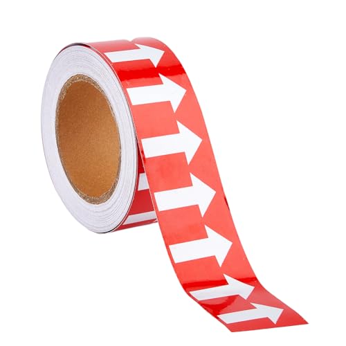 SUPERFINDINGS 20m Pfeil Anzeige Aufkleber Rolle Rohr Reflektierende Markierungsaufkleber Selbstklebende Rot&Weiß Pfeil Etikettenband Anzeige Pfeil Marker Streifen Aufkleber Für Rohre SUPERFINDINGS 20m Pfeil Anzeige Aufkleber Rolle Rohr Reflektierende Markierungsaufkleber Selbstklebende Rot&Weiß Pfeil Etikettenband Anzeige Pfeil Marker Streifen Aufkleber Für Rohre von SUPERFINDINGS
