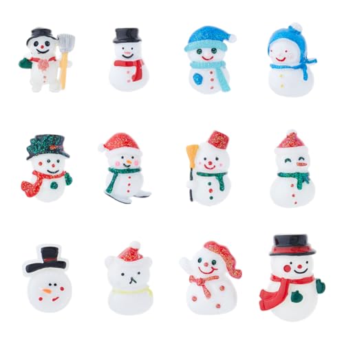 SUPERFINDINGS 36 Stück 12 Stile Weihnachten Harz Charms Flatback Slime Charms Miniatur Ornamente Mini Schneemann Figuren Weihnachten Embellishments für Craft Supplies DIY Scrapbooking Schmuck SUPERFINDINGS 36 Stück 12 Stile Weihnachten Harz Charms Flatback Slime Charms Miniatur Ornamente Mini Schneemann Figuren Weihnachten Embellishments für Craft Supplies DIY Scrapbooking Schmuck von SUPERFINDINGS