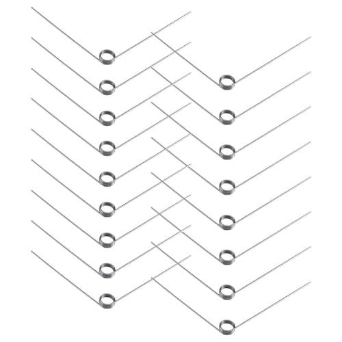 SUPERFINDINGS 36 Stück 90 Grad Torsionsfeder Aus Edelstahl V Förmige Torsionsfeder Mit Einem Drahtdurchmesser von 0.5mm Mechanische Torsionsfeder 3 Runden 5mm Außendurchmesser von SUPERFINDINGS