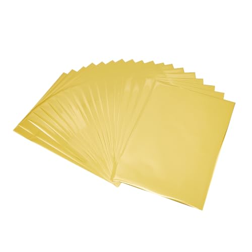 SUPERFINDINGS 50 Blatt A4 Reaktivpapier 29x18.5cm Rechteckig Toner Reaktivfolie Goldenes Transferblatt Papiertransferblatt Für Karten DIY Dekoration SUPERFINDINGS 50 Blatt A4 Reaktivpapier 29x18.5cm Rechteckig Toner Reaktivfolie Goldenes Transferblatt Papiertransferblatt Für Karten DIY Dekoration von SUPERFINDINGS