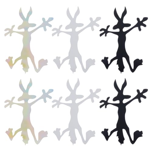 SUPERFINDINGS 6 Stück 3 Farben Cartoon Coyote Splat Aufkleber Reflektierende Dent Fix Autoaufkleber Coyote Aufkleber Splat Grafik Autoaufkleber Für Auto LKW Motorrad Fenster 28x20cm SUPERFINDINGS 6 Stück 3 Farben Cartoon Coyote Splat Aufkleber Reflektierende Dent Fix Autoaufkleber Coyote Aufkleber Splat Grafik Autoaufkleber Für Auto LKW Motorrad Fenster 28x20cm von SUPERFINDINGS