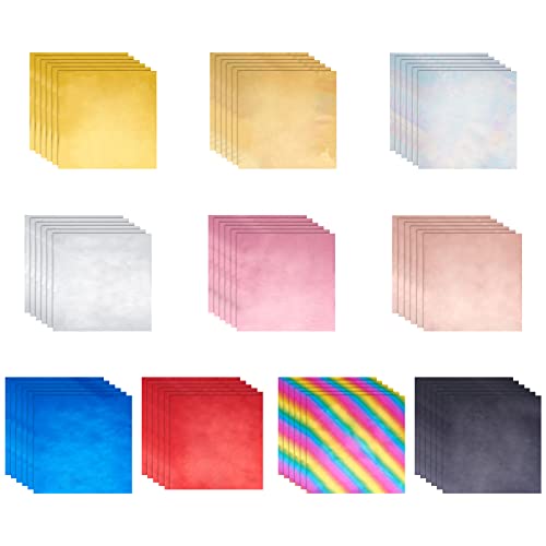 SUPERFINDINGS 60 Blatt 10 Farben Heißfolienprägepapier 30.1cm Toner Reaktivfolienpapier Wärmeübertragungsfolienpapier Für Die Kartenherstellung Funkelndes Kunsthandwerk Scrapbooking Papierhandwerk SUPERFINDINGS 60 Blatt 10 Farben Heißfolienprägepapier 30.1cm Toner Reaktivfolienpapier Wärmeübertragungsfolienpapier Für Die Kartenherstellung Funkelndes Kunsthandwerk Scrapbooking Papierhandwerk von SUPERFINDINGS