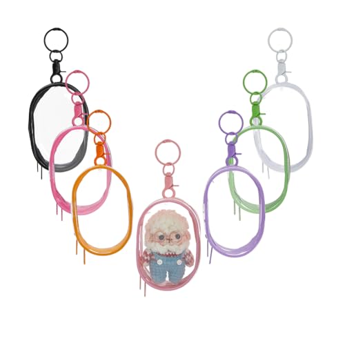 SUPERFINDINGS 7 Stück Transparente Figuren Aufbewahrungstasche 7 Farben Blind Box Display Fall Tragbare Kleine Figuren Aufbewahrung Hängende Blind Box Organizer Staubsichere Sammlerstücke Display SUPERFINDINGS 7 Stück Transparente Figuren Aufbewahrungstasche 7 Farben Blind Box Display Fall Tragbare Kleine Figuren Aufbewahrung Hängende Blind Box Organizer Staubsichere Sammlerstücke Display von SUPERFINDINGS