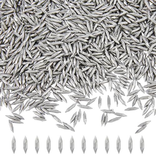 SUPERFINDINGS Ca. 3666 Stück/440g Polierte Edelstahlperlen 9mm Doppelkegel Taumelmittelstifte Poliermittel Zum Entfernen von Rost Grobpolieren von Schmuck Durchmesser: 2mm SUPERFINDINGS Ca. 3666 Stück/440g Polierte Edelstahlperlen 9mm Doppelkegel Taumelmittelstifte Poliermittel Zum Entfernen von Rost Grobpolieren von Schmuck Durchmesser: 2mm von SUPERFINDINGS