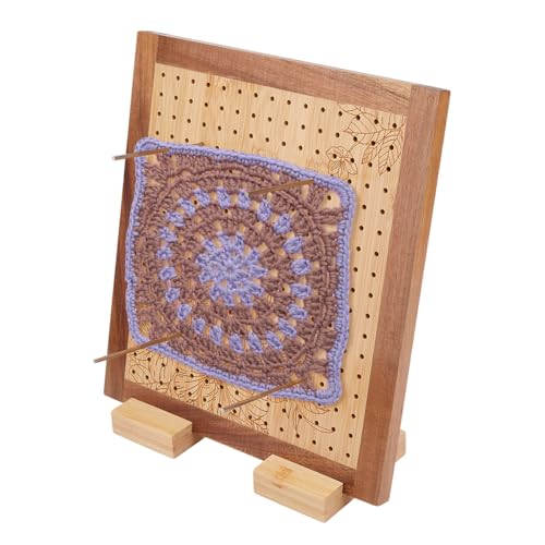 SUPERFINDINGS Häkel Blockierbrett Mit 30 Stäben Handgefertigte Strickholz Häkelzubehör 11x10 Zoll Quadratische Blockierbretter Mit 2 Halterung Häkelgeschenk Für Strick Und Häkelprojekte SUPERFINDINGS Häkel Blockierbrett Mit 30 Stäben Handgefertigte Strickholz Häkelzubehör 11x10 Zoll Quadratische Blockierbretter Mit 2 Halterung Häkelgeschenk Für Strick Und Häkelprojekte von SUPERFINDINGS