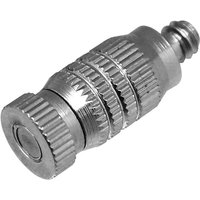 Nebeldüse ohne Tropfen. Modell b. Zur Installation in 2,00 - 3,00 m Höhe. Feiner und erfrischender Nebel für Terrassen. Schmaler Auslassbogen. von SUPERFISH