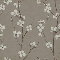 Superfresco Easy Blumen Taupe Vliestapete 10mx52cm von SUPERFRESCO EASY