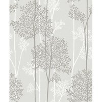 Superfresco Easy - Eternal - Blumen - Grau - Vliestapete - 10m x 52cm - Grau von SUPERFRESCO EASY