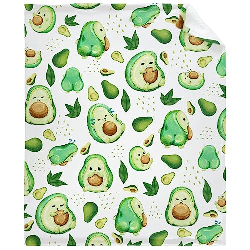 SUPERICH Babydecke mit niedlichem Avocado-Aquarell-Design, super weich, für Neugeborene, gemütlich, für Kinderwagen, Überwurf, Decke für Kinderbett, 101,6 x 76,2 cm, für Baby/Welpen SUPERICH Babydecke mit niedlichem Avocado-Aquarell-Design, super weich, für Neugeborene, gemütlich, für Kinderwagen, Überwurf, Decke für Kinderbett, 101,6 x 76,2 cm, für Baby/Welpen von SUPERICH