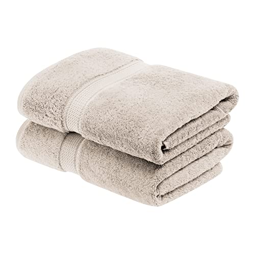 SUPERIOR Ägyptische Baumwolle Handtuch-Set, Stein, 2PC Bath, 2 von Superior