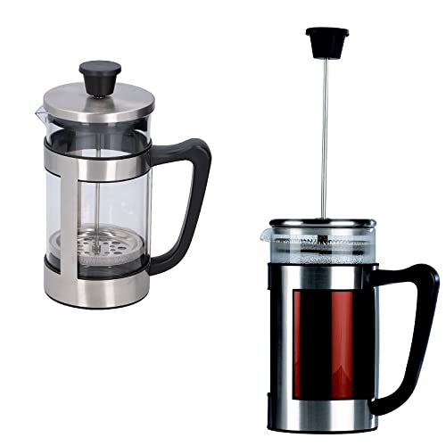 SUPERIUS® 1L Edelstahl Kaffeezubereiter, Kaffeebereiter, Kaffee Maker, French Press, Kaffeekanne, Kaffeekocher, Kaffeemaschine von SUPERIUS