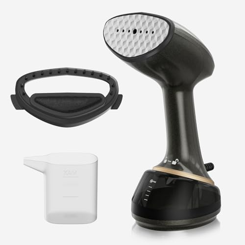 SUPERLEX Dampfglätter Steamer Dampfbürste 1700W mit 350ml Wassertank 1,9m Kabel Hemdenbügler für Kleidung Hemden Anzüge Kleider Schnelles Glätten Starker Dampf Alle Stoffe Zuhause und Auf Reisen von SUPERLEX