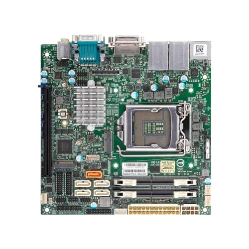 SUPERMICRO X11SCV-L. Prozessorhersteller: Intel, Prozessorsockel: LGA 1151 (Buchse H4), Kompatible Prozessoren: Intel. Bulk. Marke von Supermicro