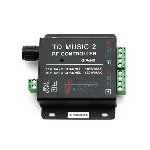 SUPERNIGHT LED RGB Strip New TQ Music 2 Touch Controller RF Sensitivety Backlight RF Remote DC12V-24V 18A Audio 3.5mm Music Controller for 3528 5050 5630 RGB LED Strip Light (Schwarz 1) SUPERNIGHT LED RGB Strip New TQ Music 2 Touch Controller RF Sensitivety Backlight RF Remote DC12V-24V 18A Audio 3.5mm Music Controller for 3528 5050 5630 RGB LED Strip Light (Schwarz 1) von SUPERNIGHT