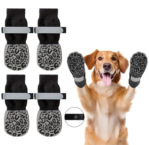 Doppelseitige, rutschfeste Hundesocken, um das Lecken von Pfoten zu verhindern, Hundeschuhe für den Winter, kalte, heiße Gehwege, Nachtreflexion, Pfotenschutz für Hartholzböden, Traktionskontrolle im Doppelseitige, rutschfeste Hundesocken, um das Lecken von Pfoten zu verhindern, Hundeschuhe für den Winter, kalte, heiße Gehwege, Nachtreflexion, Pfotenschutz für Hartholzböden, Traktionskontrolle im von SUPERPAWS