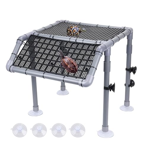 Große Schildkröte, erhöhter Sonnenboden, 33 cm Breite, Ruhefläche, Stehplatz, Sonnenplattform, DIY-Rampe mit PVC-Rohren und EggCrate-Saugnäpfen für Wasserschildkröten für Wasserschildkröten, für 122,7 Große Schildkröte, erhöhter Sonnenboden, 33 cm Breite, Ruhefläche, Stehplatz, Sonnenplattform, DIY-Rampe mit PVC-Rohren und EggCrate-Saugnäpfen für Wasserschildkröten für Wasserschildkröten, für 122,7 von SUPERPAWS