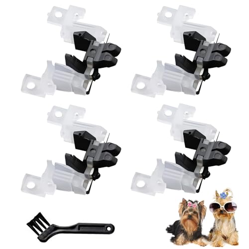 SUPERPAWS Ersatzklinge aus Metall mit Reinigungsbürste, kompatibel mit Andis AG & AGC Pet Clipper von SUPERPAWS