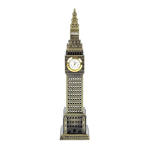 SUPERPOWER® 19,1 cm England Big Ben Bronzefigur Metallskulptur Statue Wohnzimmer Vintage Home Decor für personalisierte Geschenke Tourismus Souvenir Party Desktop Dekoration von SUPERPOWER