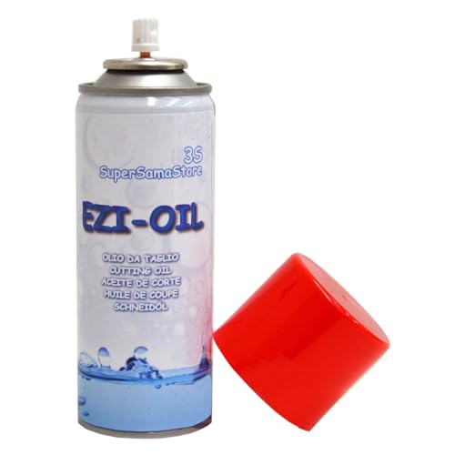 3S SuperSamaStore Ezi-Oil Kupferrohrschneideöl, Universelles Ölhaltiges Schmiermittelspray für Anschlüsse von Klimaanlagen und Kühlgeräten - 200 ml von 3S SuperSamaStore