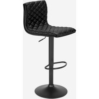 Denver Black Edition hoher Hocker schwarz modernes Design Küche Bar von SUPERSTOOL