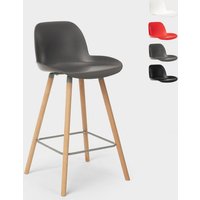 Eiffel Burj 65 moderner hoher Hocker für Bar und Küche Skandinavisches Design - Grau Eiffel Burj 65 moderner hoher Hocker für Bar und Küche Skandinavisches Design - Grau von SUPERSTOOL