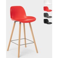 Eiffel Burj 65 moderner hoher Hocker für Bar und Küche Skandinavisches Design - Rot Eiffel Burj 65 moderner hoher Hocker für Bar und Küche Skandinavisches Design - Rot von SUPERSTOOL
