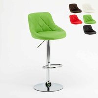 Großer fester schwenkbarer verstellbarer Küchenbarhocker mit Rückenlehne Philadelphia - Grün Großer fester schwenkbarer verstellbarer Küchenbarhocker mit Rückenlehne Philadelphia - Grün von SUPERSTOOL