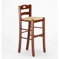 Hamburg Hoher Hocker aus Holz mit Strohsitz Bar Pub und Küche Hamburg Hoher Hocker aus Holz mit Strohsitz Bar Pub und Küche von SUPERSTOOL