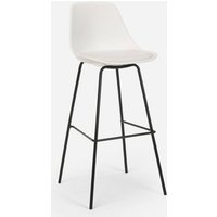 Willis Hoher Hocker aus Metall für Küche, Bar mit Kissen modernes Design - Weiß Willis Hoher Hocker aus Metall für Küche, Bar mit Kissen modernes Design - Weiß von SUPERSTOOL