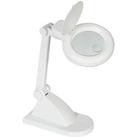 Velleman - schreibtischlampe mit lupe 3 + 12 dioptrien - 12W - WEIß von Velleman