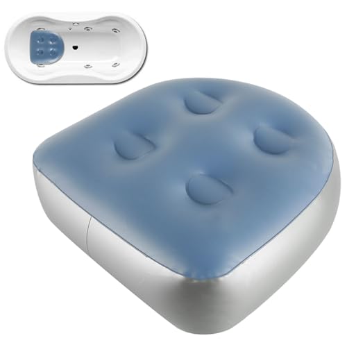 Aufblasbare Sitzerhöhung, Sitzkissen für Whirlpools Aufblasbar Massage Matte Rücken Pad Tub Booster Pad Aufblasbares Badewannenkissen Rutschfester Matte Sitze Entspannendes Rückenpolster (A101) von SUPPUIMNT