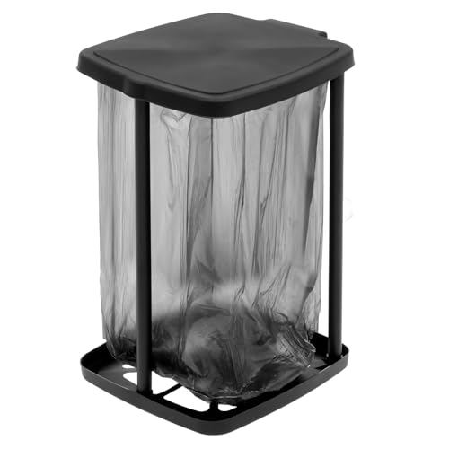 Zusammenklappbarer Müllsackhalter, Faltbare Trash Bag Holder Tragbarer Mülleimer Verstärkten Beinen Einstellbarer Höhe Camping Müll mit Scharnier Deckel für Heimküchenparty Camping Freien Freien Zusammenklappbarer Müllsackhalter, Faltbare Trash Bag Holder Tragbarer Mülleimer Verstärkten Beinen Einstellbarer Höhe Camping Müll mit Scharnier Deckel für Heimküchenparty Camping Freien Freien von SUPPUIMNT