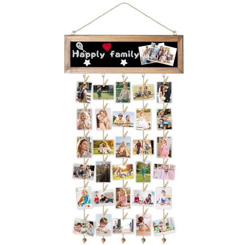 SUPRBIRD Fotowand mit Klammern, Fotovorhang mit 30 Holzklammern Klein, DIY Fotowand Fotogirlande & Bilderrahmen Collage Fotoseil für Wohnkultur Schlafzimmer Geburtstag Hochzeit Weihnachten SUPRBIRD Fotowand mit Klammern, Fotovorhang mit 30 Holzklammern Klein, DIY Fotowand Fotogirlande & Bilderrahmen Collage Fotoseil für Wohnkultur Schlafzimmer Geburtstag Hochzeit Weihnachten von SUPRBIRD