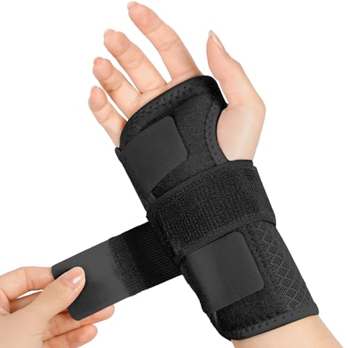 SUPRBIRD Handgelenk Bandagen mit 2 Metallschiene,Handgelenkbandage für Männer Frauen,Handgelenkstütze,für Arthritis,Verstauchung,Sportschutz von SUPRBIRD