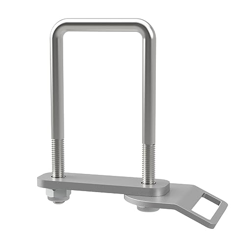 U-Bügelschraube M10 mit Klemmplatte, Zurröse und Stopmuttern Trailer verzinkt M10, LW=61, LH=130 mm von SUPROD