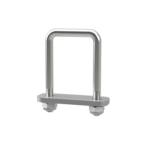 U-Bügelschraube M10 mit Klemmplatte und Stopmuttern Sliphilfe Trailer verzinkt M10, LW=51, LH=95 mm von SUPROD