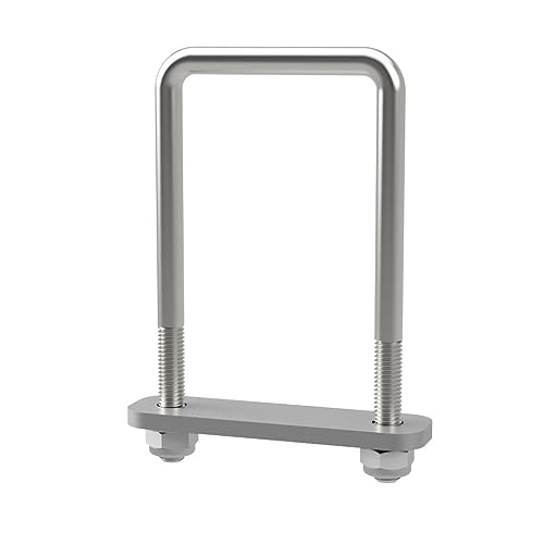 U-Bügelschraube M10 mit Klemmplatte und Stopmuttern Sliphilfe Trailer verzinkt M10, LW=71, LH=140 mm von SUPROD