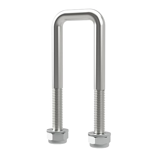 U-Bügelschraube M10 mit Stopmuttern Boot Sliphilfe Trailer verzinkt M10, LW=31, LH=110 mm von SUPROD