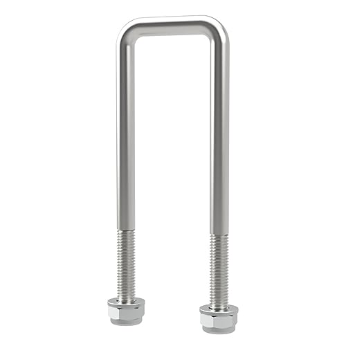 U-Bügelschraube M10 mit Stopmuttern Boot Sliphilfe Trailer verzinkt M10, LW=41, LH=150 mm von SUPROD