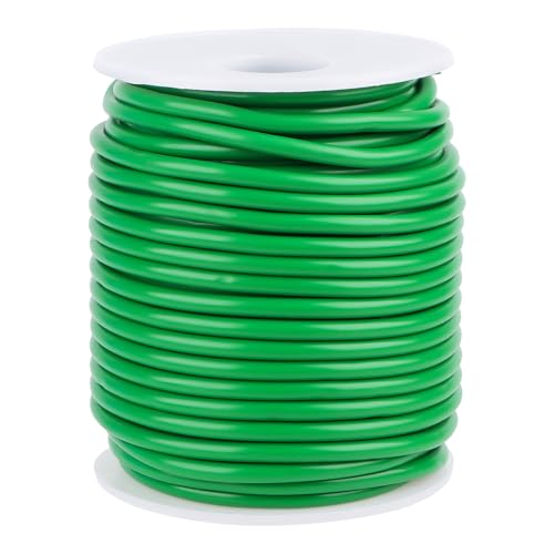 3.5mm Pflanzendraht 20M Bindedraht Kunststoff Gartendraht Pflanzen Draht Zaundraht Wickeldraht Garten draht dicke blumendraht Zum Bündeln Von Bäumen und Gartenpflanzen Grün von SUPRROW