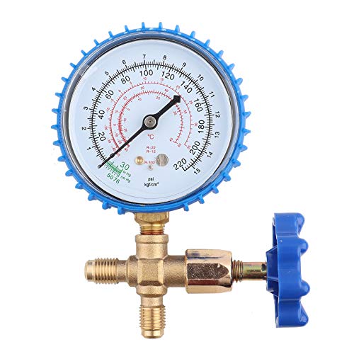 Klimaanlage Kältemittel Nachfüllmanometer Manometer Passend R410A R22 R134A R404A Kältemittelmanometer von SUPYINI