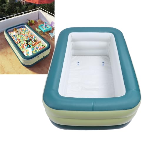 SUPYINI Aufblasbarer Pool für und Erwachsene, Faltbar über Dem Pool, PVC Verdickte 3 Schicht über Dem, um Schwimmbad für Sommer -Wasserparty Gartengarten Rasen zu (1238l) von SUPYINI