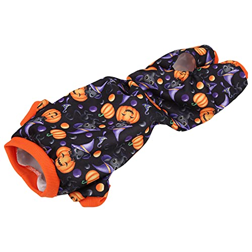SUPYINI Halloween Hundekostüm Haustier Hunde Wahnsinn Urlaub Dress -up Outfit mit Polyestermaterial für Halloween -Feiertagsfeiern Innen Im Freien (L) von SUPYINI