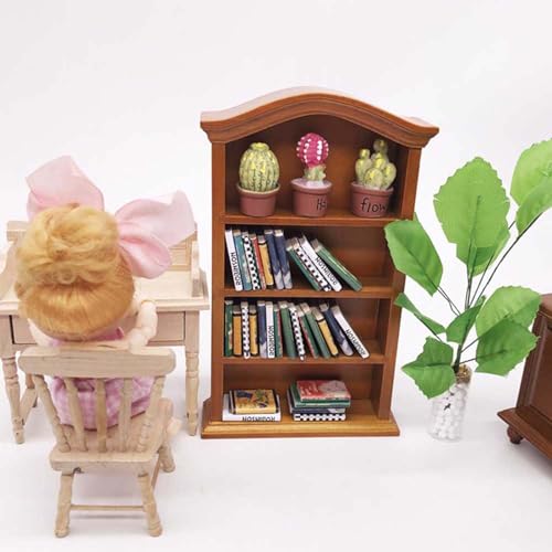 SUPYINI Holzbuchhandel, Miniaturpuppenhausmöbel, Klassische Stilkollektion für Studienraum, Wohnzimmer, Buchhandel, Hochsimulation SUPYINI Holzbuchhandel, Miniaturpuppenhausmöbel, Klassische Stilkollektion für Studienraum, Wohnzimmer, Buchhandel, Hochsimulation von SUPYINI