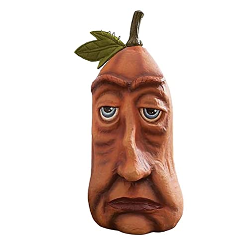 SUPYINI Künstlicher Kürbis, großer Kürbis, Herbst-Halloween-Dekoration mit reichem Ausdruck mit reichem Ausdruck, großer Kürbis, Outdoor-Kürbis Halloween, Erntedankfest von SUPYINI