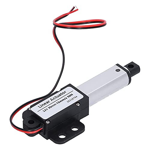 SUPYINI Linearantrieb 12V 30mm Hub Geräuscharmer Linear Actuator Elektrischer Mini Linearbewegungsantrieb mit eingebautem T Schrauben Endschalter für industrielle Landmaschinen (Hub 30mm-15 mm/S-50n) SUPYINI Linearantrieb 12V 30mm Hub Geräuscharmer Linear Actuator Elektrischer Mini Linearbewegungsantrieb mit eingebautem T Schrauben Endschalter für industrielle Landmaschinen (Hub 30mm-15 mm/S-50n) von SUPYINI